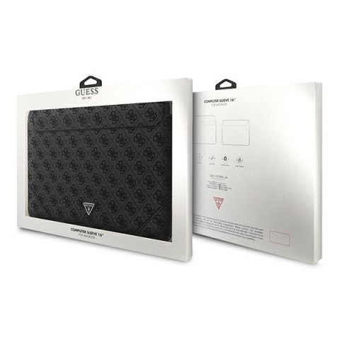 Guess 4G Uptown Triangle Logo Sleeve - Etui na notebooka 16" (czarny) Guess 4G Uptown Triangle Logo Sleeve - Etui na notebooka 16" (czarny)
