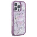 Hello Kitty Liquid Glitter 50TH Anniversary Party - Etui iPhone 16 Pro Max (fioletowy)