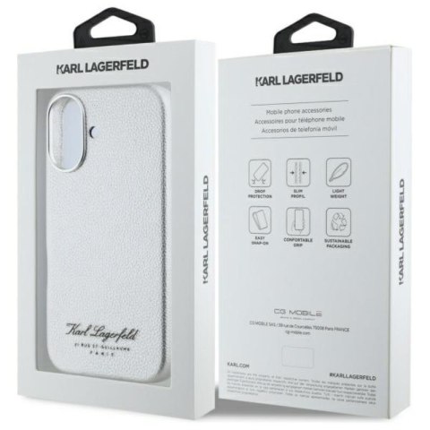 Karl Lagerfeld Hotel RSG - Etui iPhone 16 (szary) Karl Lagerfeld Hotel RSG - Etui iPhone 16 (szary)