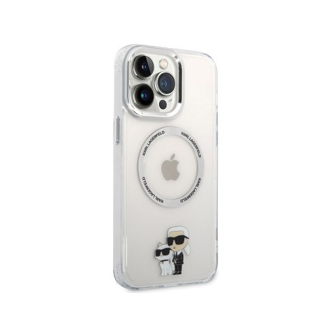 Karl Lagerfeld IML NFT Karl & Choupette MagSafe - Etui iPhone 13 Pro Max (przezroczysty) Karl Lagerfeld IML NFT Karl & Choupette MagSafe - Etui iPhone 13 Pro Max (przezroczysty)
