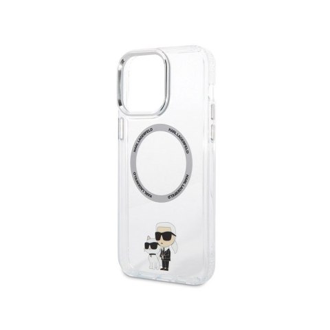 Karl Lagerfeld IML NFT Karl & Choupette MagSafe - Etui iPhone 13 Pro Max (przezroczysty) Karl Lagerfeld IML NFT Karl & Choupette MagSafe - Etui iPhone 13 Pro Max (przezroczysty)