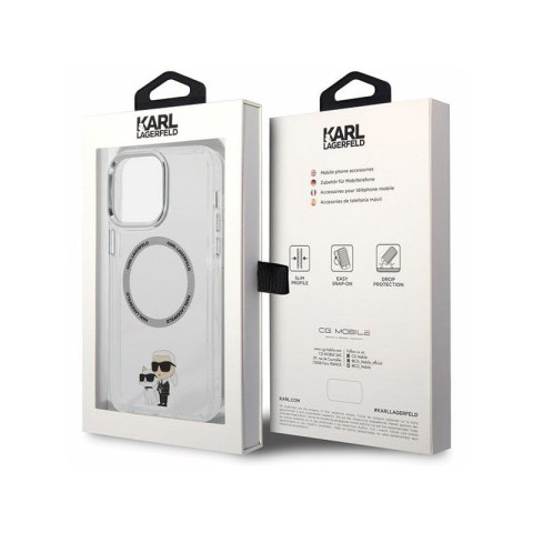Karl Lagerfeld IML NFT Karl & Choupette MagSafe - Etui iPhone 13 Pro Max (przezroczysty) Karl Lagerfeld IML NFT Karl & Choupette MagSafe - Etui iPhone 13 Pro Max (przezroczysty)