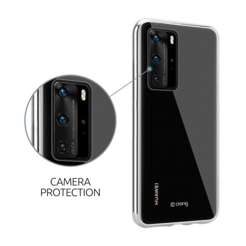 Crong Crystal Slim Cover - Etui Huawei P40 (przezroczysty) Crong Crystal Slim Cover - Etui Huawei P40 (przezroczysty)