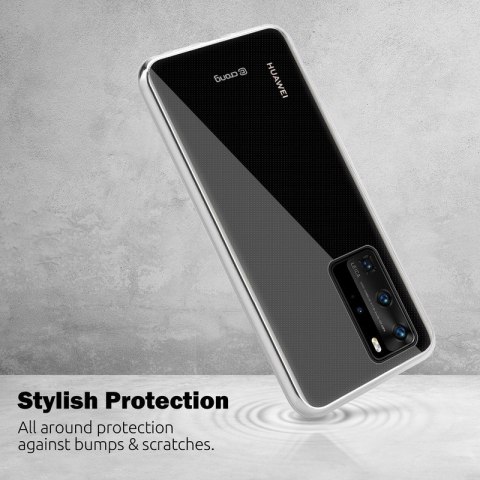 Crong Crystal Slim Cover - Etui Huawei P40 (przezroczysty) Crong Crystal Slim Cover - Etui Huawei P40 (przezroczysty)