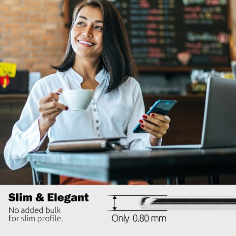 Crong Crystal Slim Cover - Etui Huawei P40 (przezroczysty) Crong Crystal Slim Cover - Etui Huawei P40 (przezroczysty)
