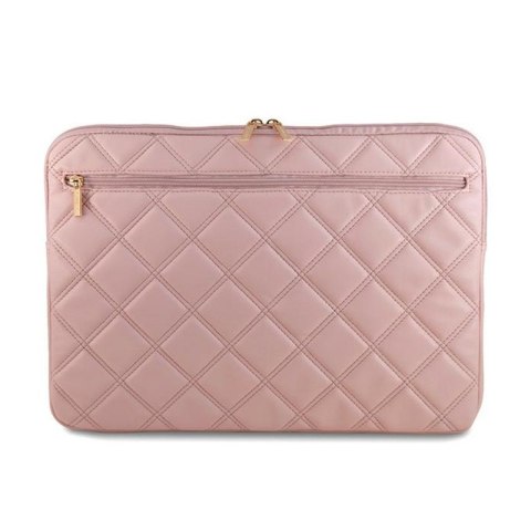 Guess Quilted 4G Sleeve - Etui na notebooka 15" / 16" (różowy) Guess Quilted 4G Sleeve - Etui na notebooka 15" / 16" (różowy)
