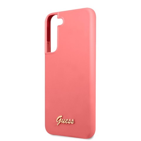 Guess Silicone Script Metal Logo - Etui Samsung Galaxy S22+ (fuksja) Guess Silicone Script Metal Logo - Etui Samsung Galaxy S22+ (fuksja)