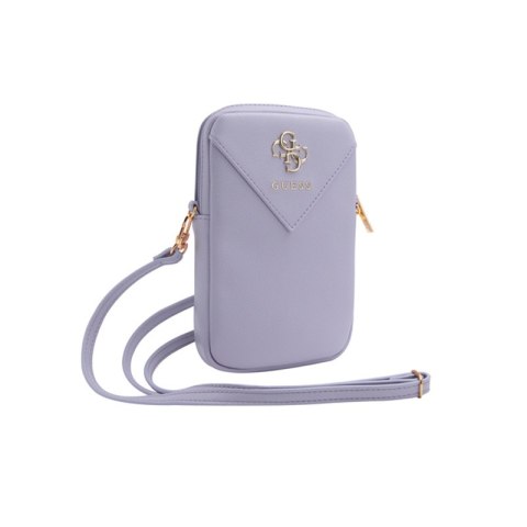 Guess Zip Triangle 4G - Torebka na telefon (fioletowy) Guess Zip Triangle 4G - Torebka na telefon (fioletowy)