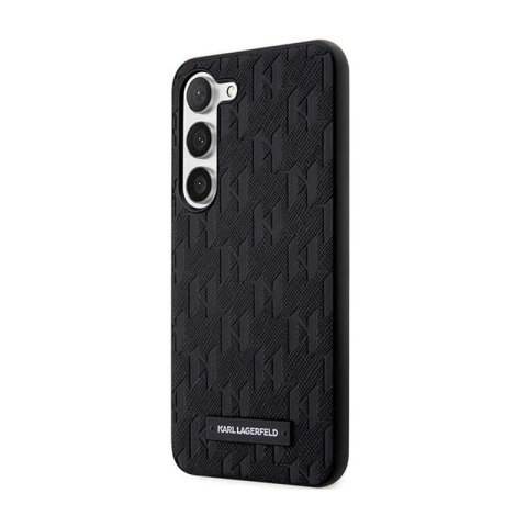 Karl Lagerfeld Saffiano Monogram Metal Logo - Etui Samsung Galaxy S24 (czarny) Karl Lagerfeld Saffiano Monogram Metal Logo - Etui Samsung Galaxy S24 (czarny)