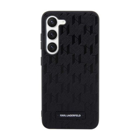 Karl Lagerfeld Saffiano Monogram Metal Logo - Etui Samsung Galaxy S24 (czarny) Karl Lagerfeld Saffiano Monogram Metal Logo - Etui Samsung Galaxy S24 (czarny)