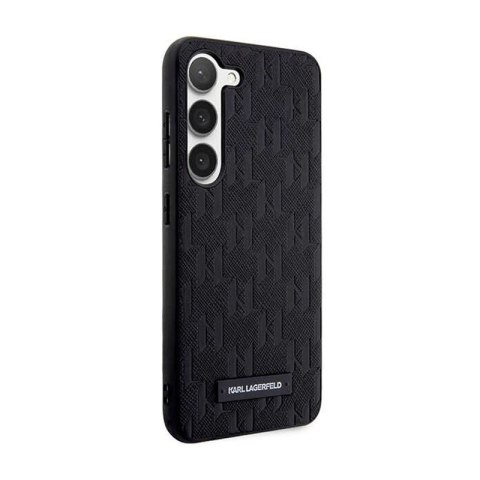 Karl Lagerfeld Saffiano Monogram Metal Logo - Etui Samsung Galaxy S24 (czarny) Karl Lagerfeld Saffiano Monogram Metal Logo - Etui Samsung Galaxy S24 (czarny)