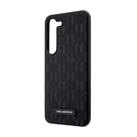 Karl Lagerfeld Saffiano Monogram Metal Logo - Etui Samsung Galaxy S24 (czarny) Karl Lagerfeld Saffiano Monogram Metal Logo - Etui Samsung Galaxy S24 (czarny)