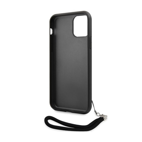 Karl Lagerfeld Sequins Cord - Etui ze smyczką iPhone 11 (Srebrny) Karl Lagerfeld Sequins Cord - Etui ze smyczką iPhone 11 (Srebrny)