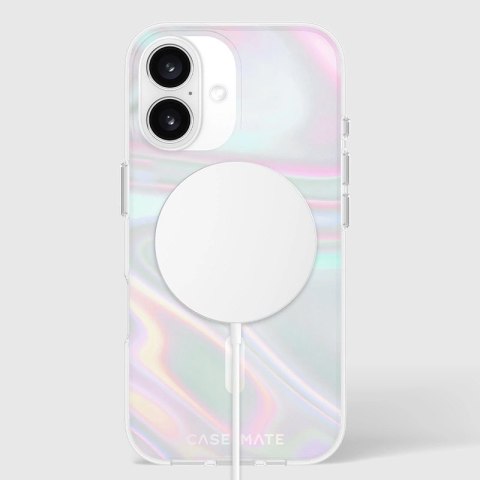 Case-Mate Soap Bubble MagSafe - Etui iPhone 16 (Iridescent) Case-Mate Soap Bubble MagSafe - Etui iPhone 16 (Iridescent)