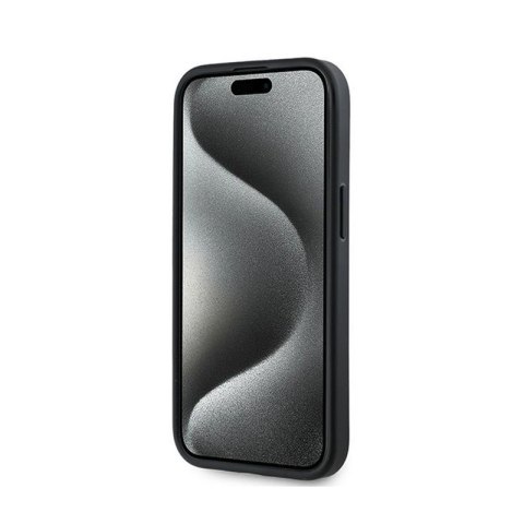Karl Lagerfeld Diagonal Quilted Script - Etui iPhone 15 / 14 / 13 (czarny) Karl Lagerfeld Diagonal Quilted Script - Etui iPhone 15 / 14 / 13 (czarny)