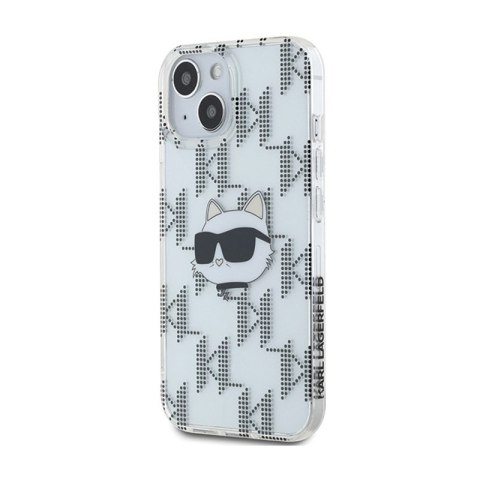 Karl Lagerfeld IML Choupette Head & Monogram - Etui iPhone 15 / 14 / 13 (przezroczysty) Karl Lagerfeld IML Choupette Head & Monogram - Etui iPhone 15 / 14 / 13 (przezroczysty)