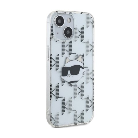 Karl Lagerfeld IML Choupette Head & Monogram - Etui iPhone 15 / 14 / 13 (przezroczysty) Karl Lagerfeld IML Choupette Head & Monogram - Etui iPhone 15 / 14 / 13 (przezroczysty)