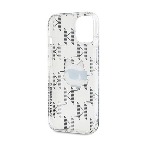 Karl Lagerfeld IML Choupette Head & Monogram - Etui iPhone 15 / 14 / 13 (przezroczysty) Karl Lagerfeld IML Choupette Head & Monogram - Etui iPhone 15 / 14 / 13 (przezroczysty)