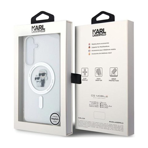 Karl Lagerfeld IML Karl & Choupette MagSafe - Etui Samsung Galaxy S24 (przezroczysty) Karl Lagerfeld IML Karl & Choupette MagSafe - Etui Samsung Galaxy S24 (przezroczysty)