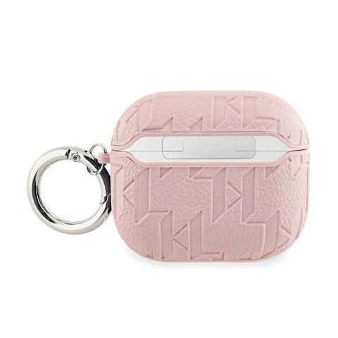 Karl Lagerfeld Monogram Karl Head - Etui AirPods 3 (różowy) Karl Lagerfeld Monogram Karl Head - Etui AirPods 3 (różowy)