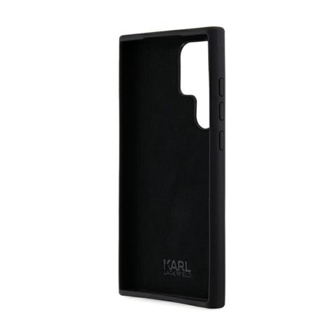 Karl Lagerfeld Silicone Ikonik Metal Pin - Etui Samsung Galaxy S24 Ultra (czarny) Karl Lagerfeld Silicone Ikonik Metal Pin - Etui Samsung Galaxy S24 Ultra (czarny)
