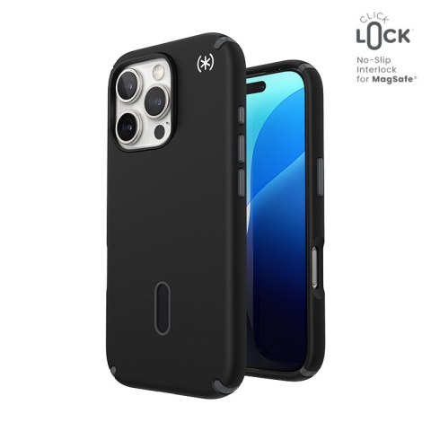 Speck Presidio2 Pro ClickLock & MagSafe - Etui iPhone 16 Pro (Black / Slate Grey / White) Speck Presidio2 Pro ClickLock & MagSafe - Etui iPhone 16 Pro (Black / Slate Grey / White)