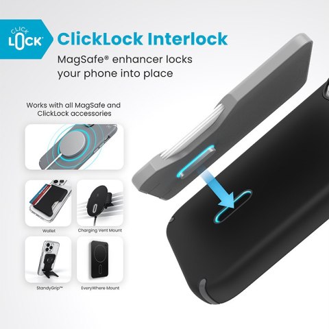 Speck Presidio2 Pro ClickLock & MagSafe - Etui iPhone 16 Pro (Black / Slate Grey / White) Speck Presidio2 Pro ClickLock & MagSafe - Etui iPhone 16 Pro (Black / Slate Grey / White)