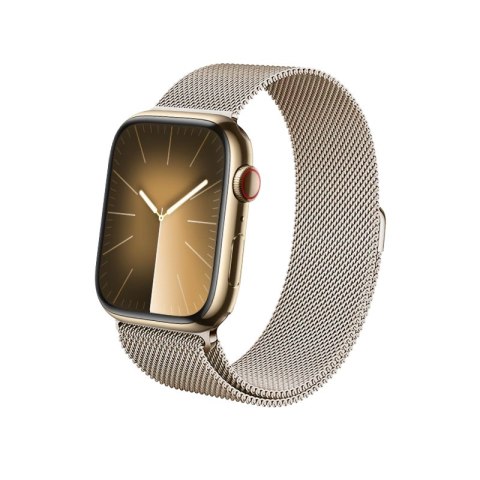 Crong Milano Steel - Pasek ze stali nierdzewnej do Apple Watch 44/45/46/49 mm (szampański) Crong Milano Steel - Pasek ze stali nierdzewnej do Apple Watch 44/45/46/49 mm (szampański)