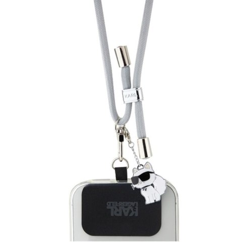 Karl Lagerfeld CBDY Cord - Uniwersalny pasek / smyczka do telefonu (szary) Karl Lagerfeld CBDY Cord - Uniwersalny pasek / smyczka do telefonu (szary)