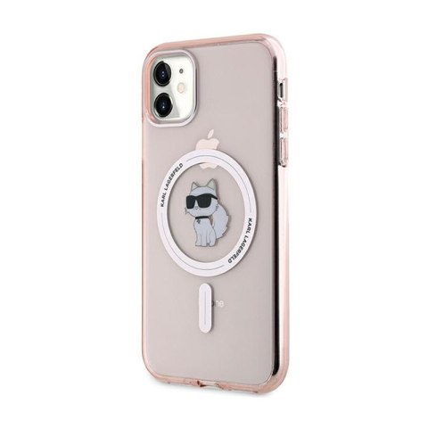 Karl Lagerfeld IML Choupette MagSafe - Etui iPhone 11 (różowy) Karl Lagerfeld IML Choupette MagSafe - Etui iPhone 11 (różowy)