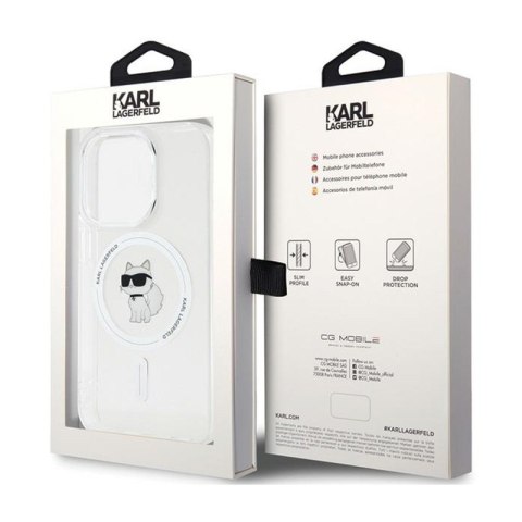 Karl Lagerfeld IML Choupette MagSafe - Etui iPhone 14 Pro (przezroczysty) Karl Lagerfeld IML Choupette MagSafe - Etui iPhone 14 Pro (przezroczysty)