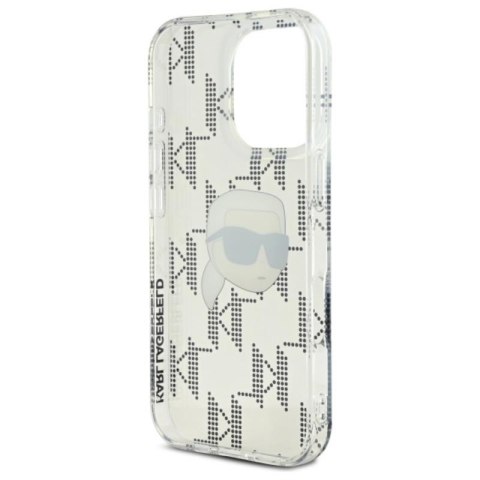 Karl Lagerfeld IML Karl Head Electroplated - Etui iPhone 16 Pro Max (przezroczysty) Karl Lagerfeld IML Karl Head Electroplated - Etui iPhone 16 Pro Max (przezroczysty)