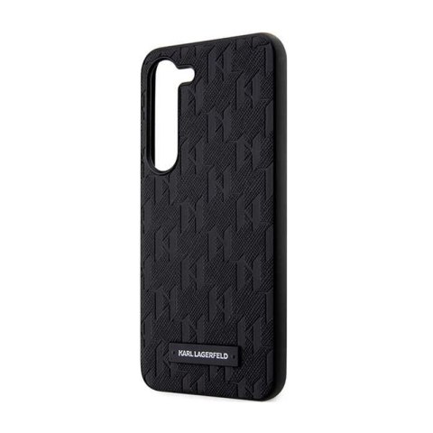 Karl Lagerfeld Saffiano Monogram Metal Logo - Etui Samsung Galaxy S24+ (czarny) Karl Lagerfeld Saffiano Monogram Metal Logo - Etui Samsung Galaxy S24+ (czarny)