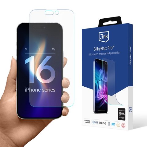 3mk Silky Matt Pro - Matowa folia ochronna do iPhone 16 Plus 3mk Silky Matt Pro - Matowa folia ochronna do iPhone 16 Plus