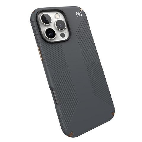 Speck Presidio2 Grip - Etui iPhone 16 Pro Max (Charcoal Grey / Cool Bronze / White) Speck Presidio2 Grip - Etui iPhone 16 Pro Max (Charcoal Grey / Cool Bronze / White)