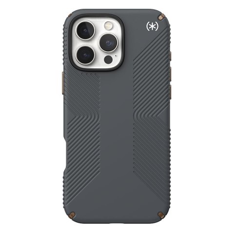 Speck Presidio2 Grip - Etui iPhone 16 Pro Max (Charcoal Grey / Cool Bronze / White) Speck Presidio2 Grip - Etui iPhone 16 Pro Max (Charcoal Grey / Cool Bronze / White)