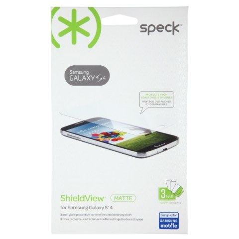 Speck Shieldview Matte - Folia ochronna Samsung Galaxy S4 (3-pak) Speck Shieldview Matte - Folia ochronna Samsung Galaxy S4 (3-pak)