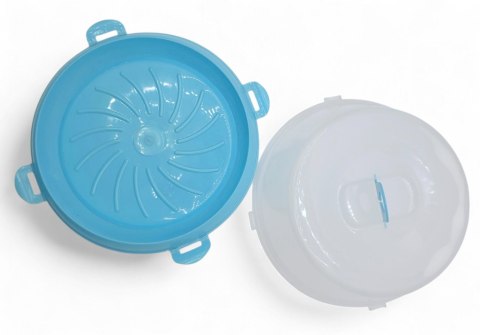 PLASTIKOWY ZAMYKANY POJEMNIK NA CIASTO 31x12cm