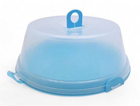 PLASTIKOWY ZAMYKANY POJEMNIK NA CIASTO 31x12cm