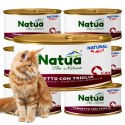 KARMA MOKRA DLA KOTA Natua puszka 6x 85g Natural tuńczyk z barweną ZESTAW
