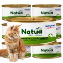 KARMA MOKRA DLA KOTA Natua puszka 6x 85g Natural tuńczyk z kalmarami ZESTAW