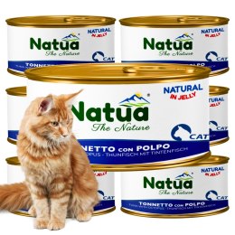 KARMA MOKRA DLA KOTA Natua puszka 6x 85g Natural tuńczyk z ośmiornicą