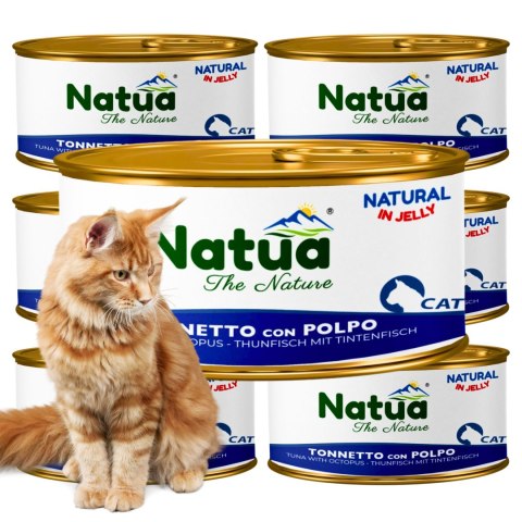 KARMA MOKRA DLA KOTA Natua puszka 6x 85g Natural tuńczyk z ośmiornicą