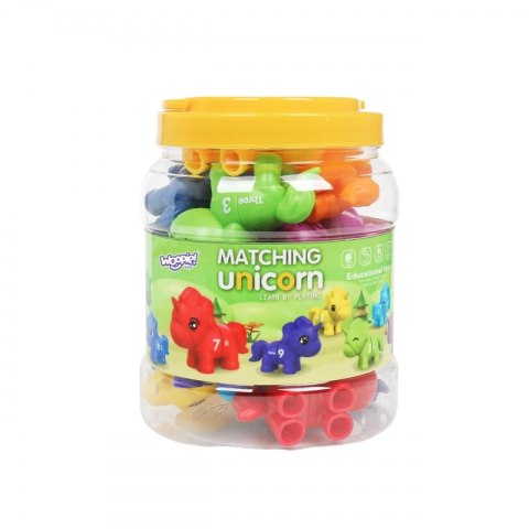 WOOPIE Figurki Montessori Zestaw Edukacyjny Jednorożce do Składania "Dopasuj Cyferki" 13 el. WOOPIE Figurki Montessori Zestaw Edukacyjny Jednorożce do Składania "Dopasuj Cyferki" 13 el.