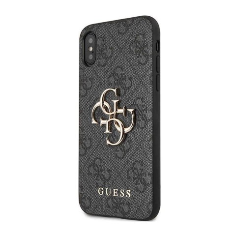 Guess 4G Big Metal Logo - Etui iPhone X (szary) Guess 4G Big Metal Logo - Etui iPhone X (szary)