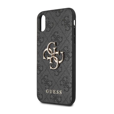 Guess 4G Big Metal Logo - Etui iPhone X (szary) Guess 4G Big Metal Logo - Etui iPhone X (szary)