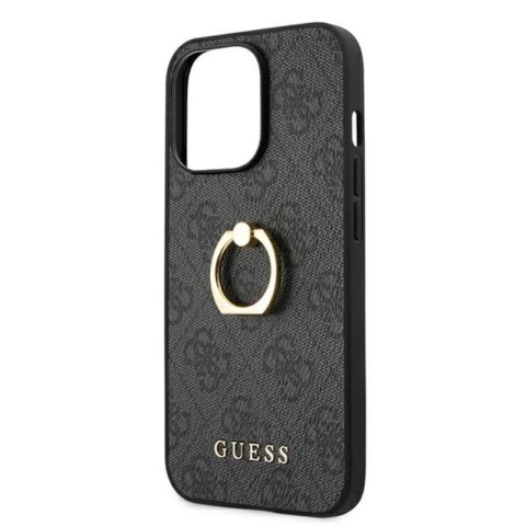 Guess 4G Ring Case - Etui iPhone 13 Pro (szary) Guess 4G Ring Case - Etui iPhone 13 Pro (szary)
