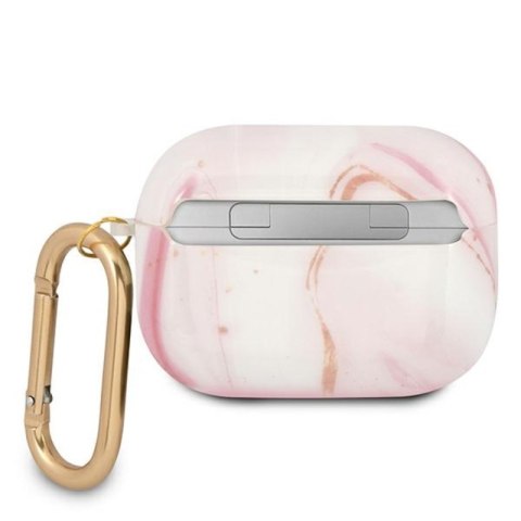 Guess Marble Est. - Etui Airpods Pro (różowy) Guess Marble Est. - Etui Airpods Pro (różowy)