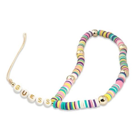 Guess Phone Strap Beads and Pearls Heishi - Zawieszka do telefonu 25 cm (Multicolor) Guess Phone Strap Beads and Pearls Heishi - Zawieszka do telefonu 25 cm (Multicolor)