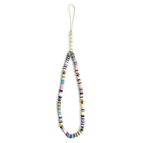 Guess Phone Strap Beads and Pearls Heishi - Zawieszka do telefonu 25 cm (Multicolor) Guess Phone Strap Beads and Pearls Heishi - Zawieszka do telefonu 25 cm (Multicolor)